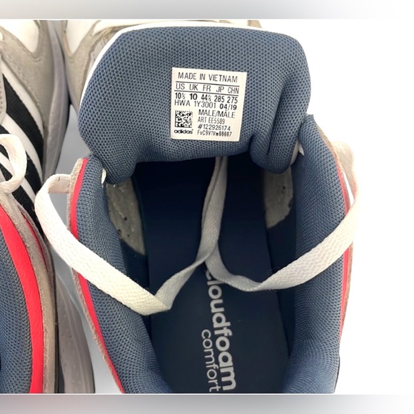 Men’s Adidas Neo Chaos (Solar Red)Cloud Foam Running Shoes Sz. 10.5 - Picture 5 of 6